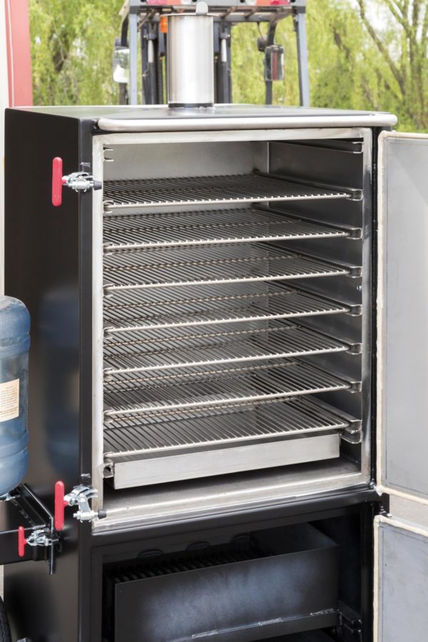 BX50 With Optional Extra Grates in Smoker and Stainless Steel Interior