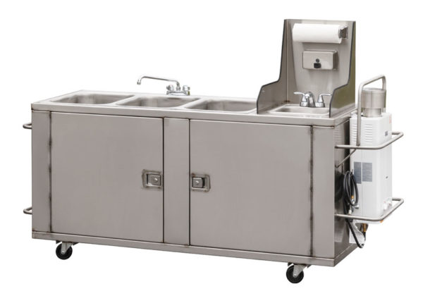 4-Bowl Stainless Steel Clean-Up Sink