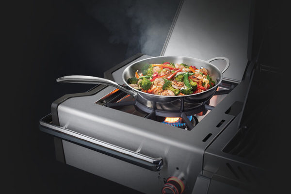 Napoleon Prestige PRO™ RSIB Gas Grill Series Features - Two Stage Power Side Burner