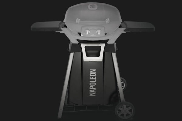 Napoleon TravelQ™ PRO Series Portable Gas Grill Features - Optional Cart & Side Shelves