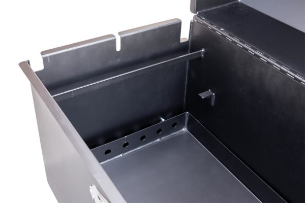 Drip Pan, Charcoal Pan Hardware and Optional Charcoal Pullout