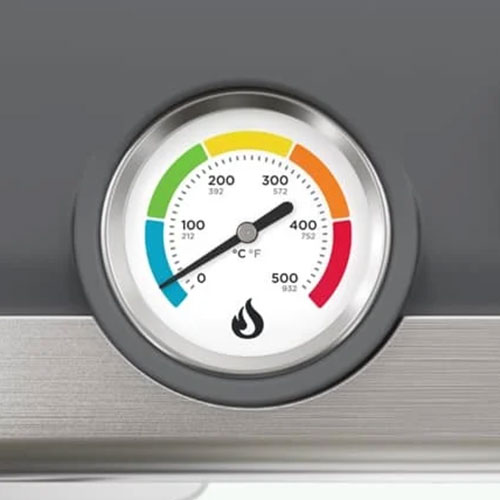 Built-in Thermometer