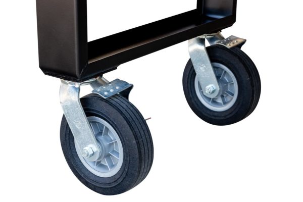 8-inch Locking Casters on Meadow Creek Flat Top Grill
