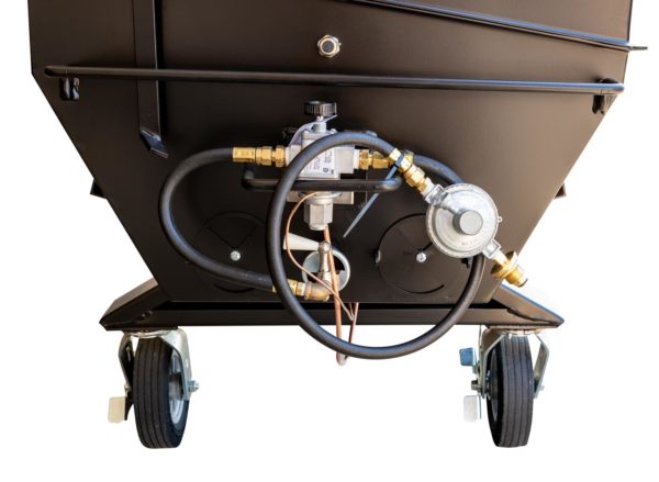 Optional Probe Port and 8-Inch Casters on Stand on Meadow Creek PR Gas Model