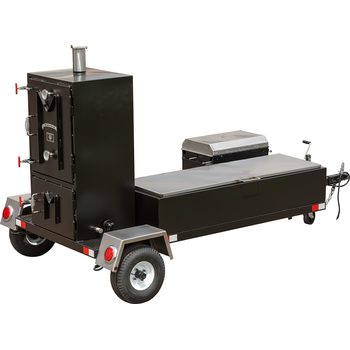Meadow Creek BX50T Trailer with Optional BBQ26 Chicken Cooker