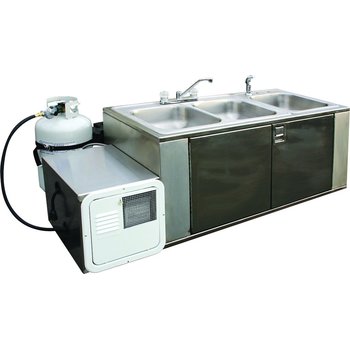 3 Bowl Stainless Steel Sink